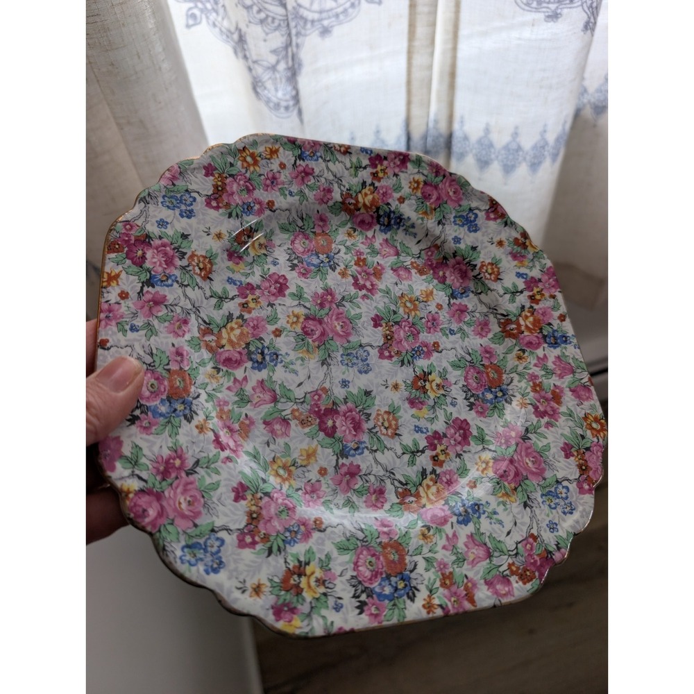 Lord Nelson Ware MARINA‎ (Chintz) Square 9" Plate - Picture 2 of 10